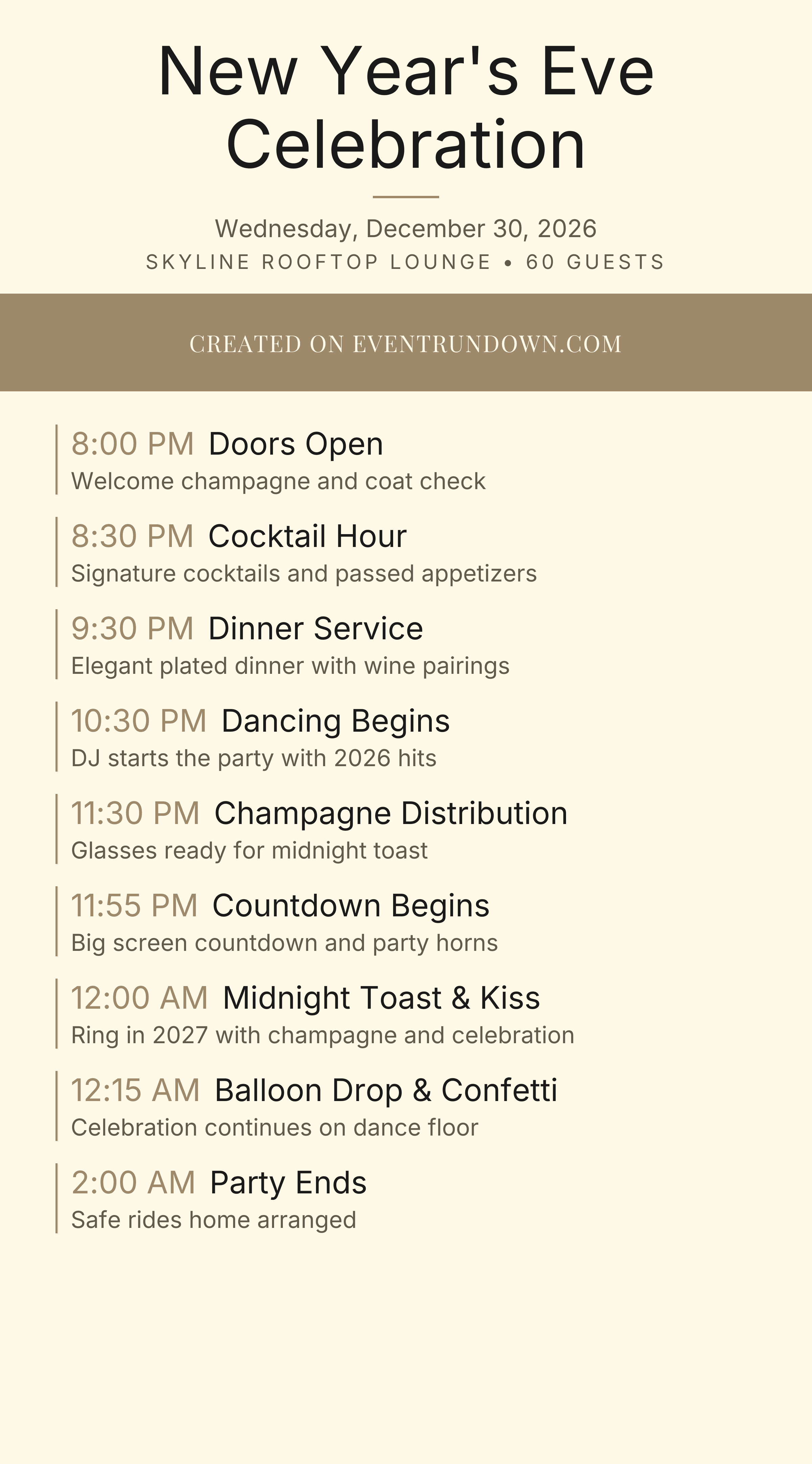 New Year's Eve Party