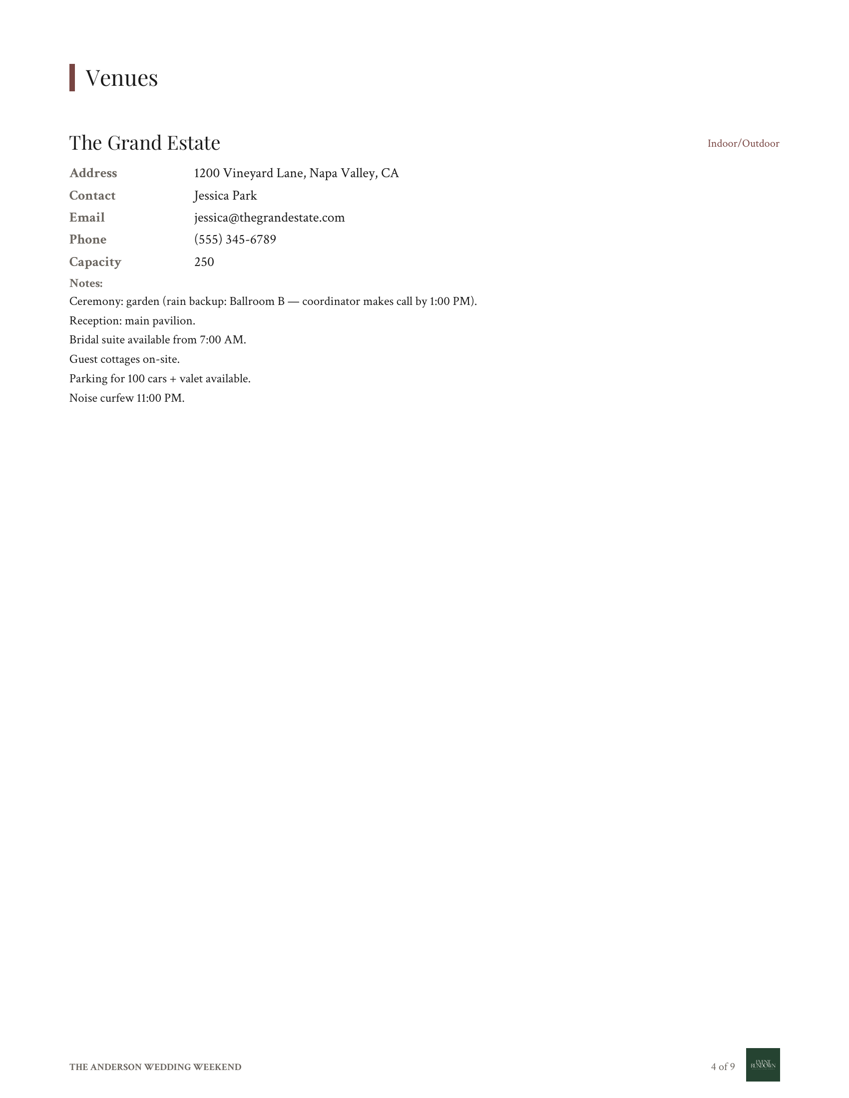 Anderson Wedding branded PDF — page 4 of 9